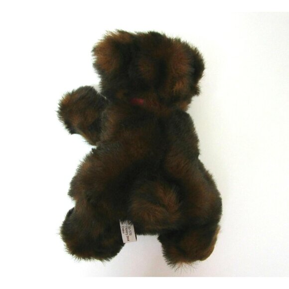 Graze Black & Brown Floppy Teddy Bear Toy 12" Lovey Soft Cub Plush HTF VTG 1996 - Picture 7 of 9